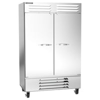 Beverage-Air 52" Reach-In Refrigerator 2 Solid Door with Bottom Mount Compressor