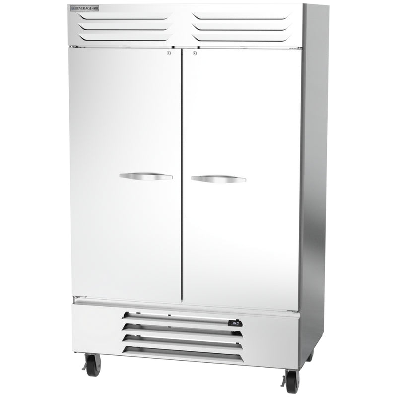Beverage-Air 52" Reach-In Refrigerator 2 Solid Door with Bottom Mount Compressor
