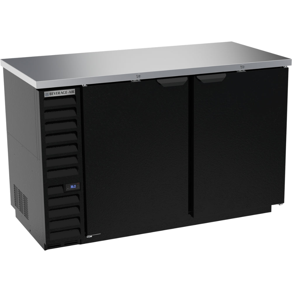 Beverage-Air 59" Back Bar Refrigerator with 2 Solid Doors