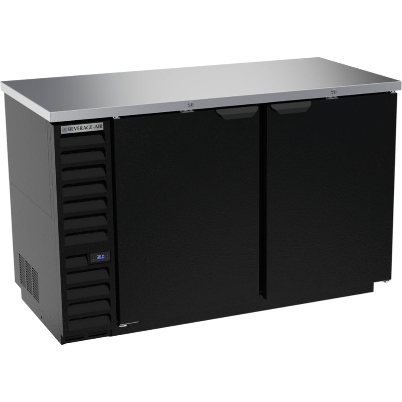 Beverage-Air 59" Back Bar Refrigerator with 2 Solid Doors