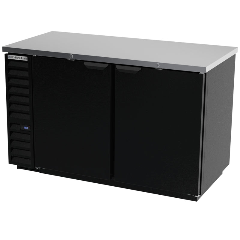 Beverage-Air 59" Back Bar Refrigerator with 2 Solid Doors