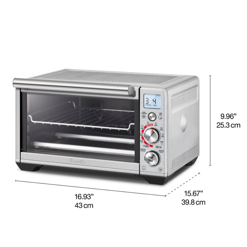 Breville the Smart Oven Air Fryer Compact, Brushed Stainless Steel