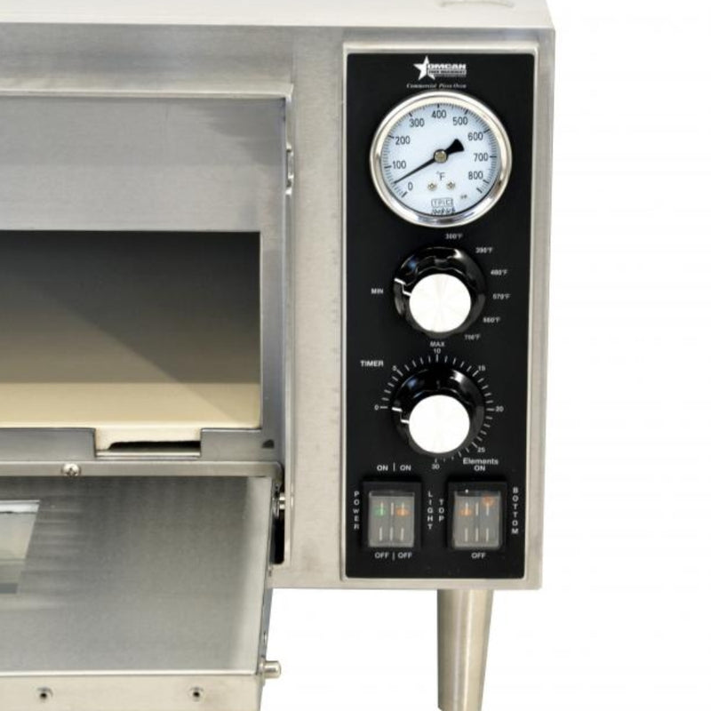 Nella 27" Double Deck Electric Pizza Oven, 240V