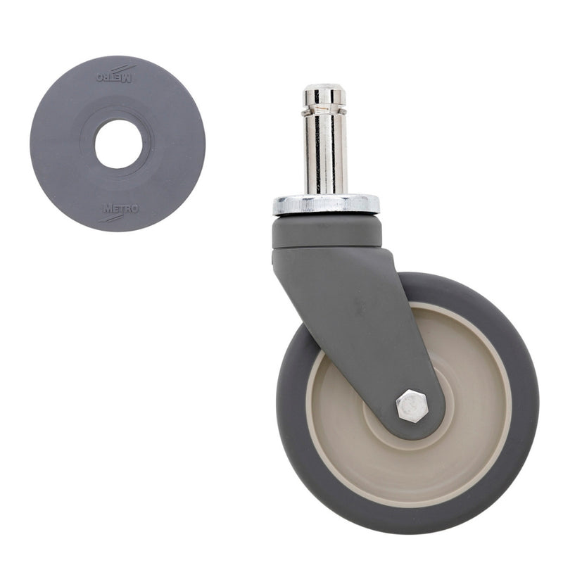 Metro Super Erecta 5" Polymer Swivel Stem Caster