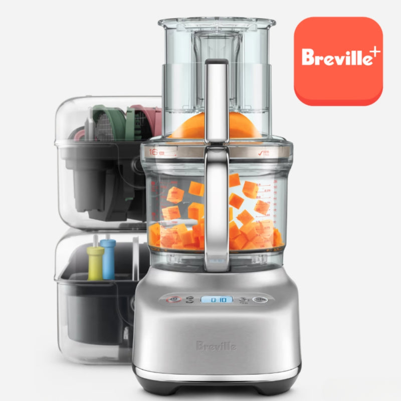 Breville Paradice 16 Cup Food Processor, Stainless Steel