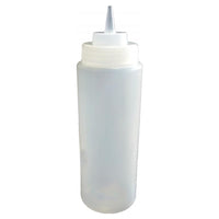 Nella 16 Oz Wide Mouth Squeeze Bottles 6 /Pack, Clear