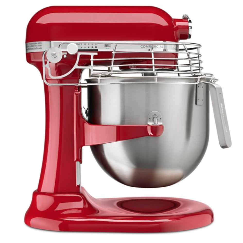 KitchenAid Commercial Series 8 Qt Bowl Lift Stand Mixer, Empire Red