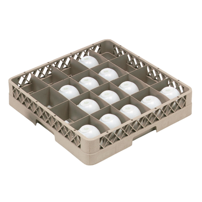Vollrath Cup Rack with 20 Compartments & 1 Extender - Beige