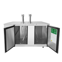 Atosa 68" Draft Beer System 2 Taps & 2 Keg Capacity, Stainless Steel