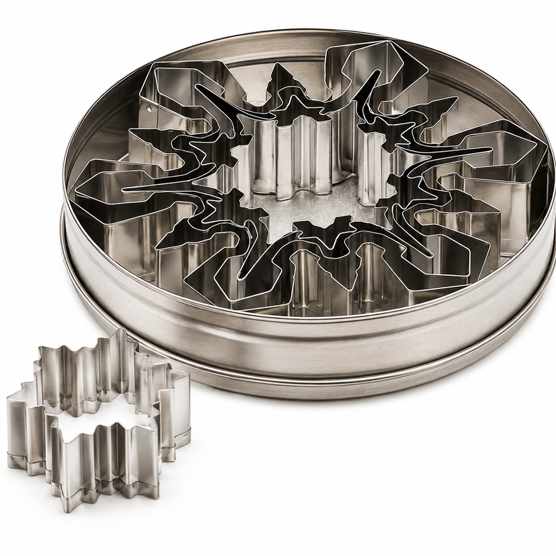Ateco 5PC Snowflake Cookie Cutter