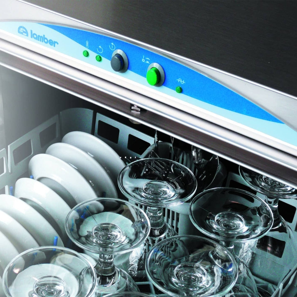 Lamber Undercounter Glasswasher High Temperature, 30 Racks/Hour