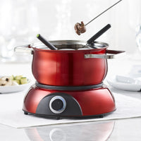 Trudeau Scarlet 3 In 1 Electric Fondue Set