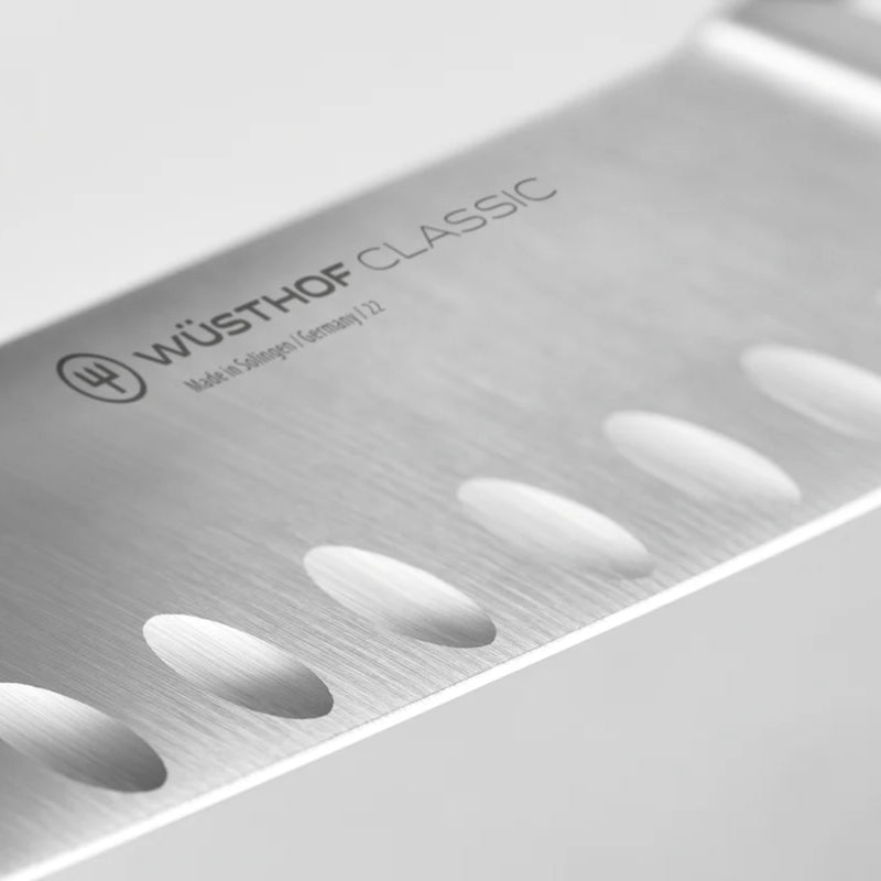Wusthof Classic 7" Santoku Knife, Hollow Edge Himalayan Salt