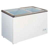 Nella 66" Ice Cream Display Chest Freezer with Flat Glass Top