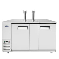 Atosa 68" Draft Beer System 2 Taps & 2 Keg Capacity, Stainless Steel