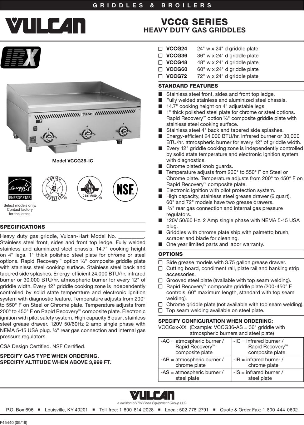 Spec Sheet