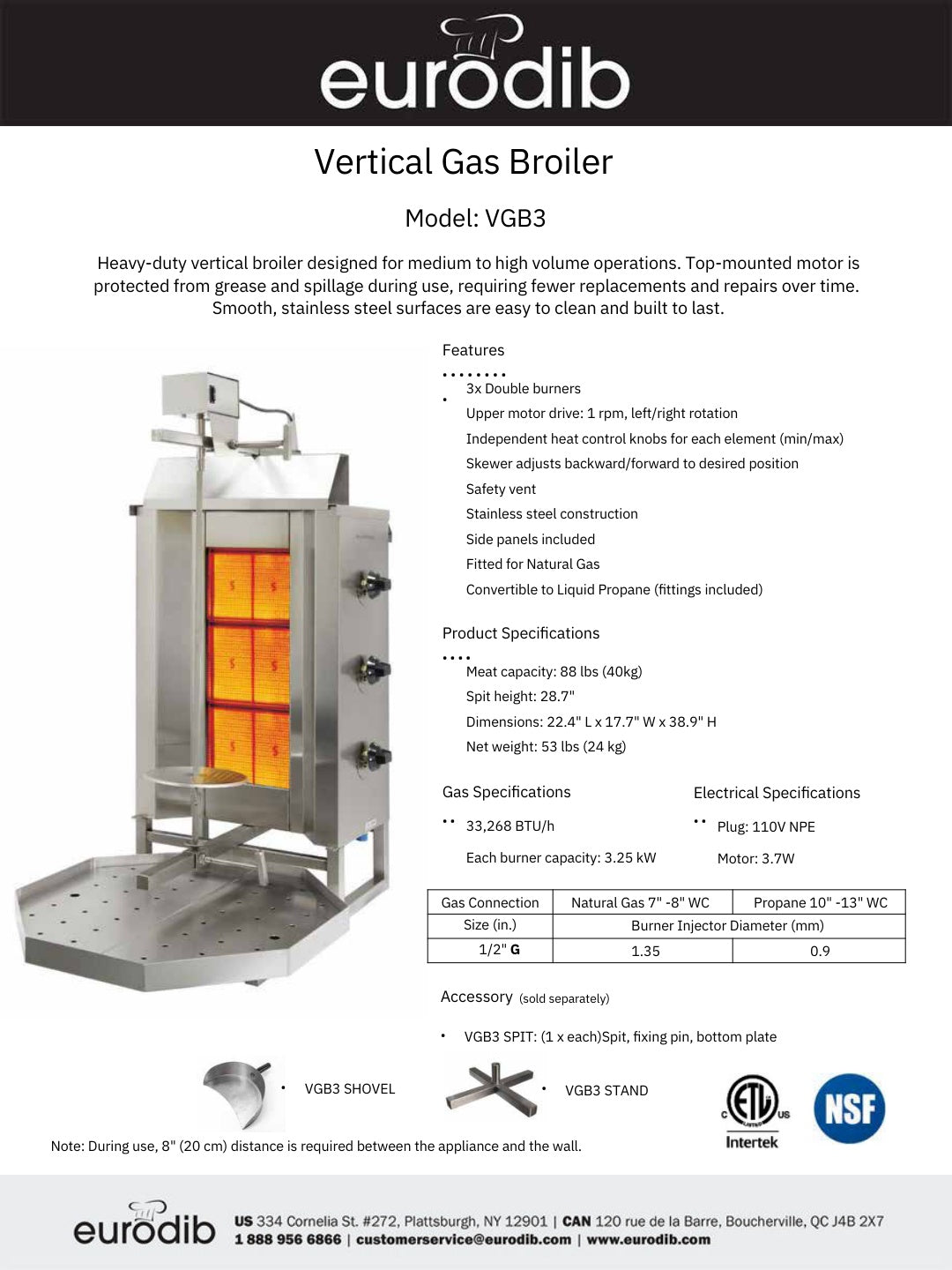Spec Sheet