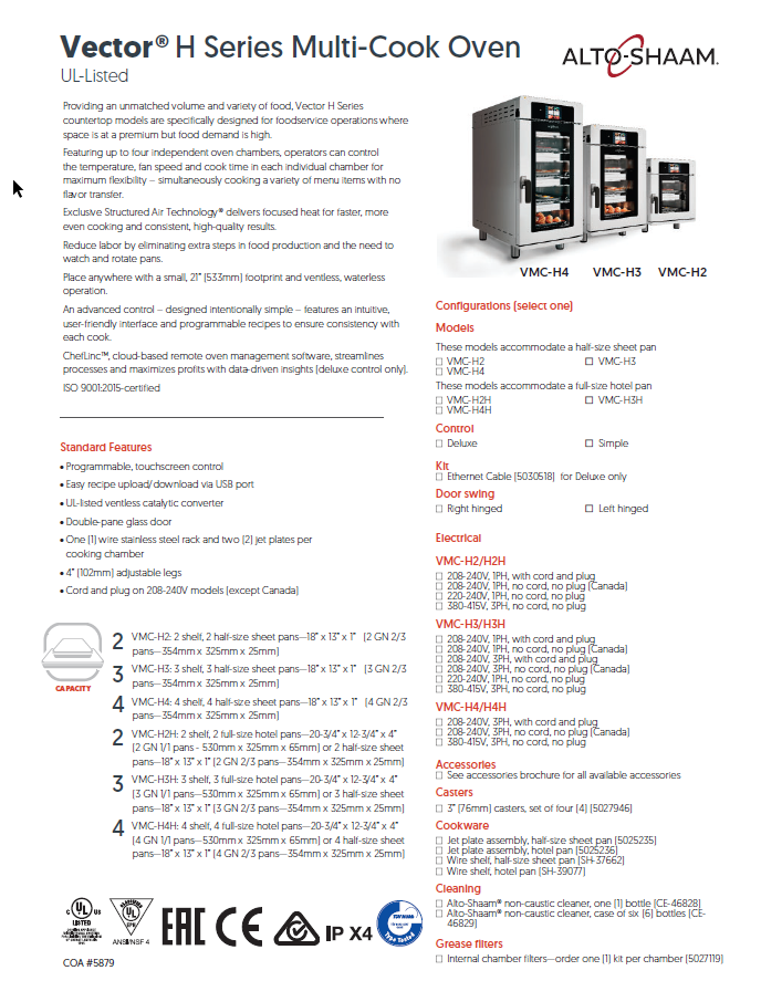 Specs Sheet