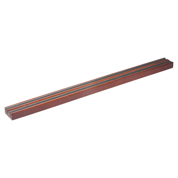 Winco 12" Magnetic Knife Bar, Wooden Base