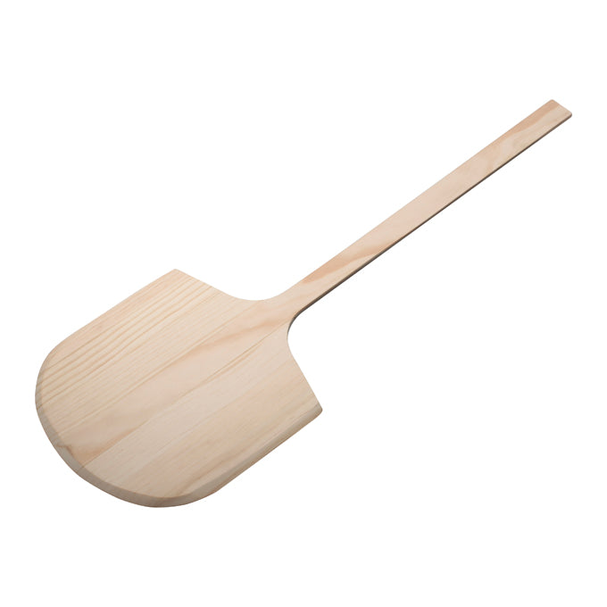 Winco 12" x 13" Wood Pizza Peel, 36" Overall Length