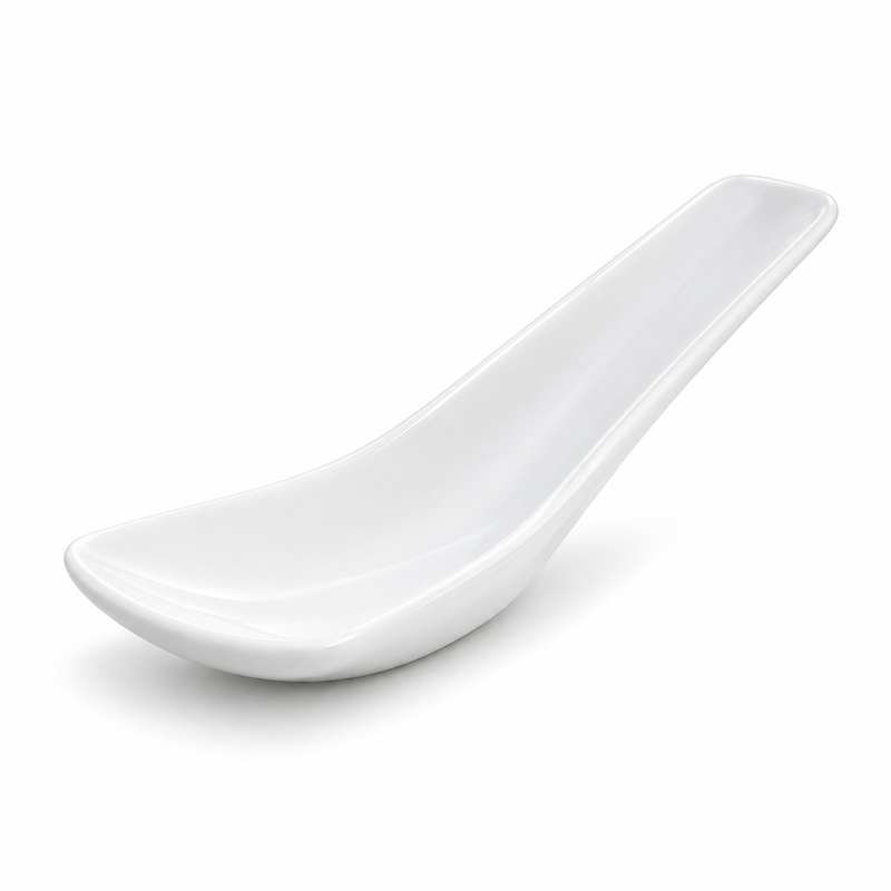 Front Of The House 4.5" Tasting Spoon, White, 12 /Case
