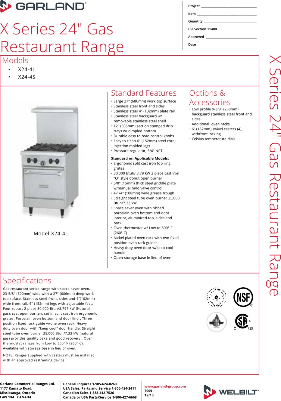 Spec Sheet