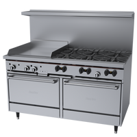 Garland Sunfire 60" Range with 6 Burners & 24" Griddle Natural Gas 286,000 BTU
