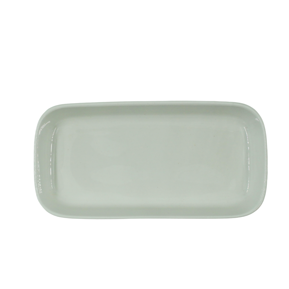 Continental Plain White 7" x 3.5" Server 12 /Case