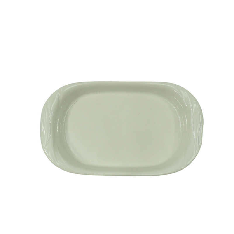 Churchill China Shallow Oval Eared Dish 8" x 5" White