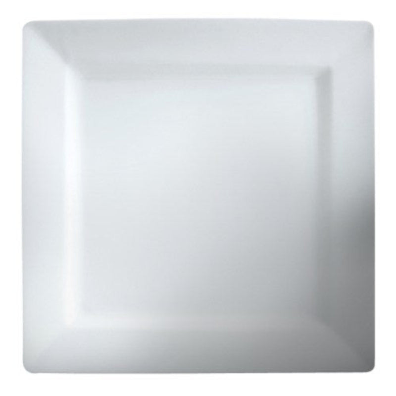 Cameo 9" Rim Plate Square Ceramic White 24 /Case