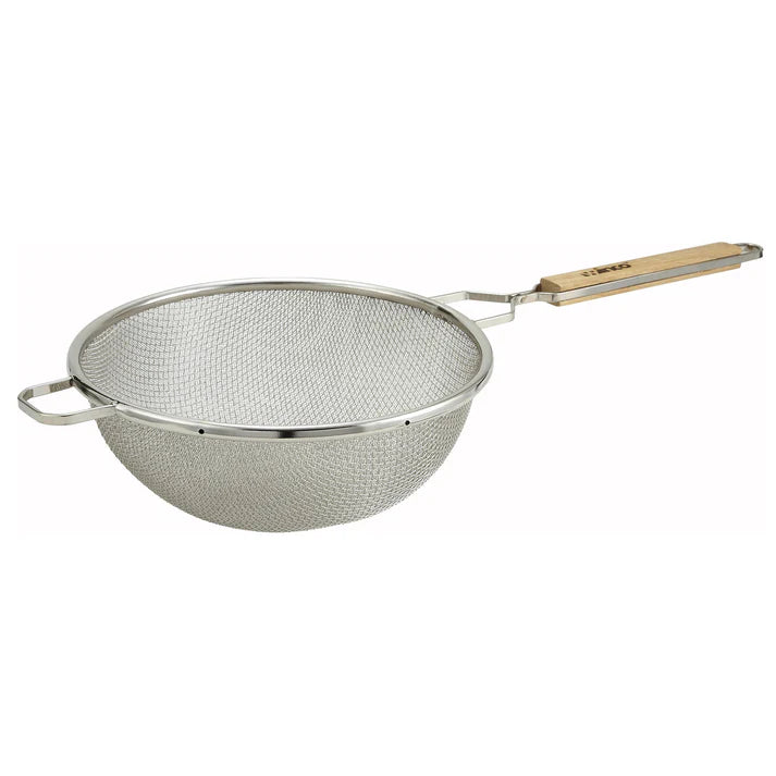 Winco 10.25" Double Mesh Strainer