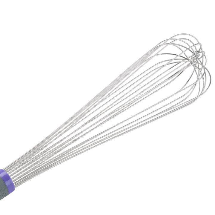 Vollrath 16" Piano Whip, Purple Nylon Handle