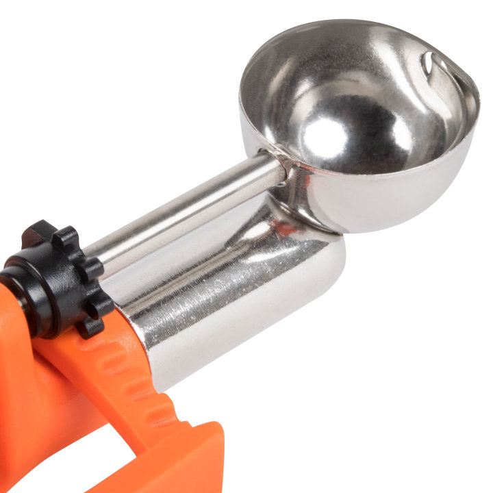 Vollrath 0.33 Oz Squeeze Disher #100, Orange Handle