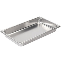 Vollrath Super Pan V Full Size Steam Table Pan, 2.5" Deep, Stainless Steel