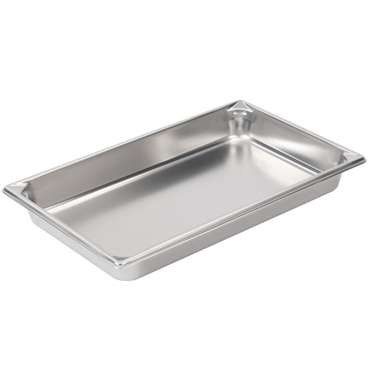 Vollrath Super Pan V Full Size Steam Table Pan, 2.5" Deep, Stainless Steel
