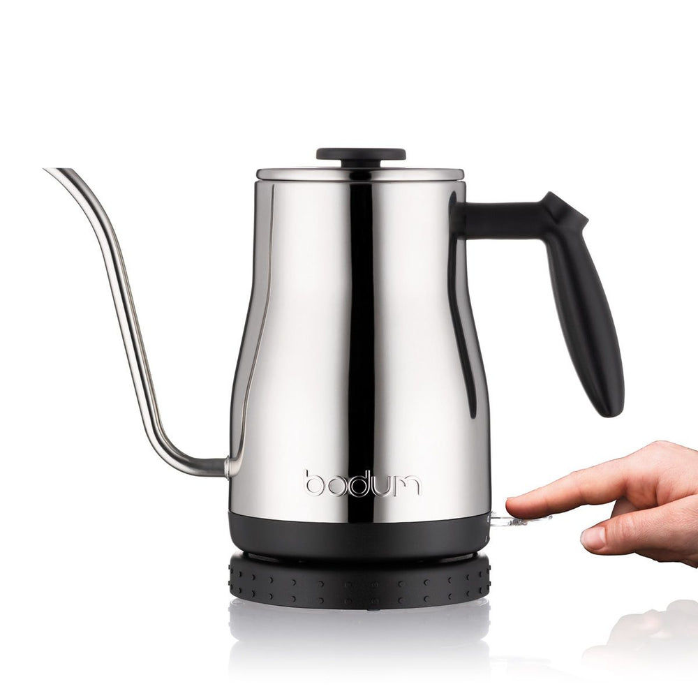 Bodum Bistro 1 L Gooseneck Electric Water Kettle, Stainless Steel