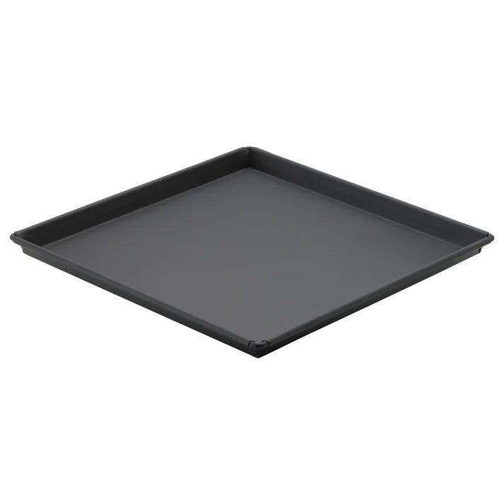 Winco 16" x 16" Square Heavyweight Rolled Steel Sicilian Pizza Pan