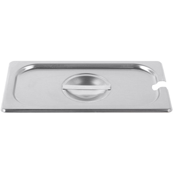 Vollrath Super Pan V 1/3 Size Slotted Steam Table Cover, Stainless Steel