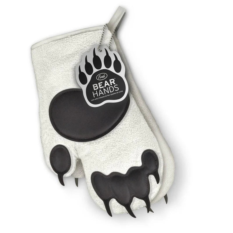 Fred Polar Bear Hands Oven Mitts