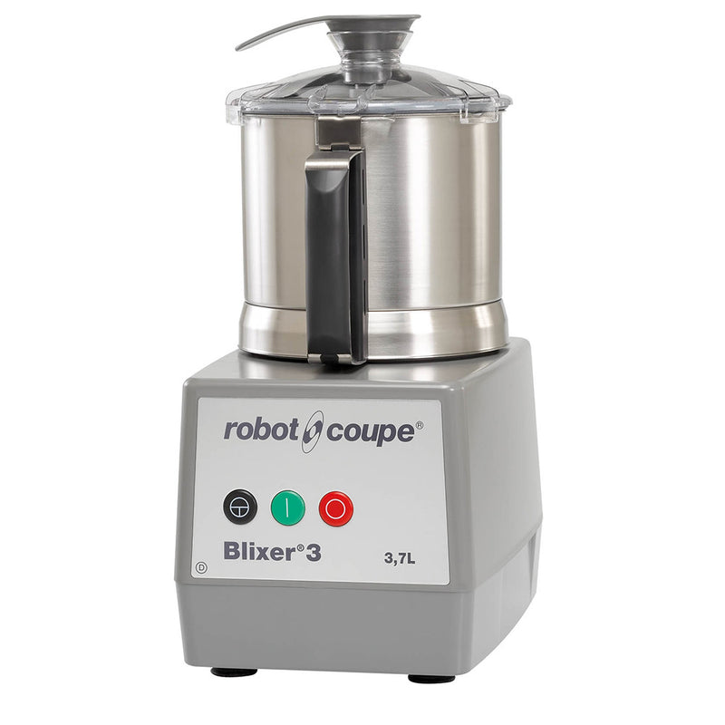 Robot Coupe BLIXER 3 High Speed 3 Qt Batch Stainless Steel Bowl Food Processor - 1 HP