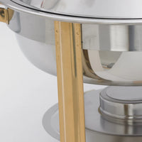 Winco Malibu 4 Qt Round Chafing Dish - 203