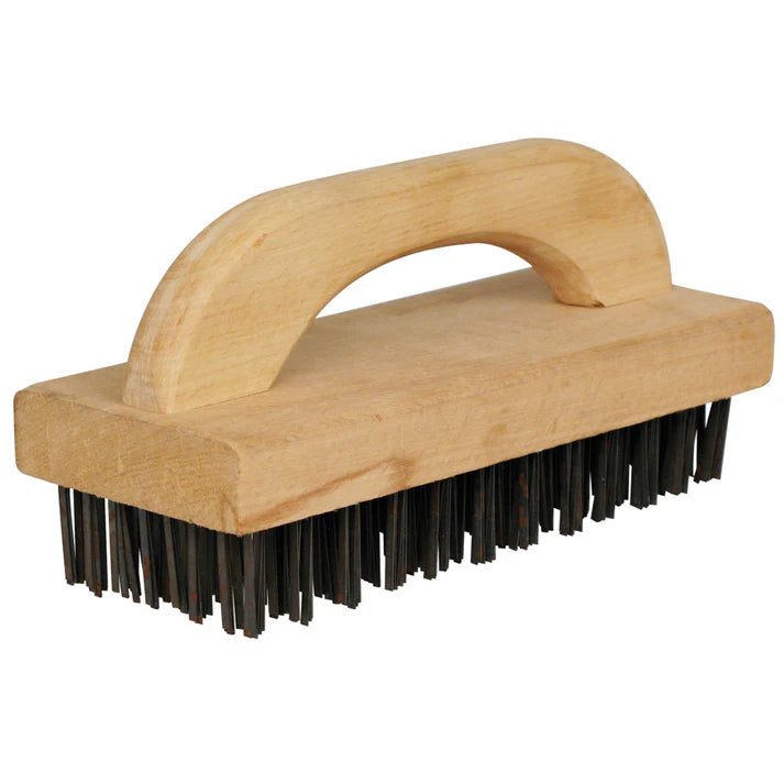 Winco Wooden Butcher Block Brush