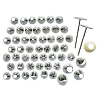 Winco 52 Piece Cream Nozzle Decorating Tube Set