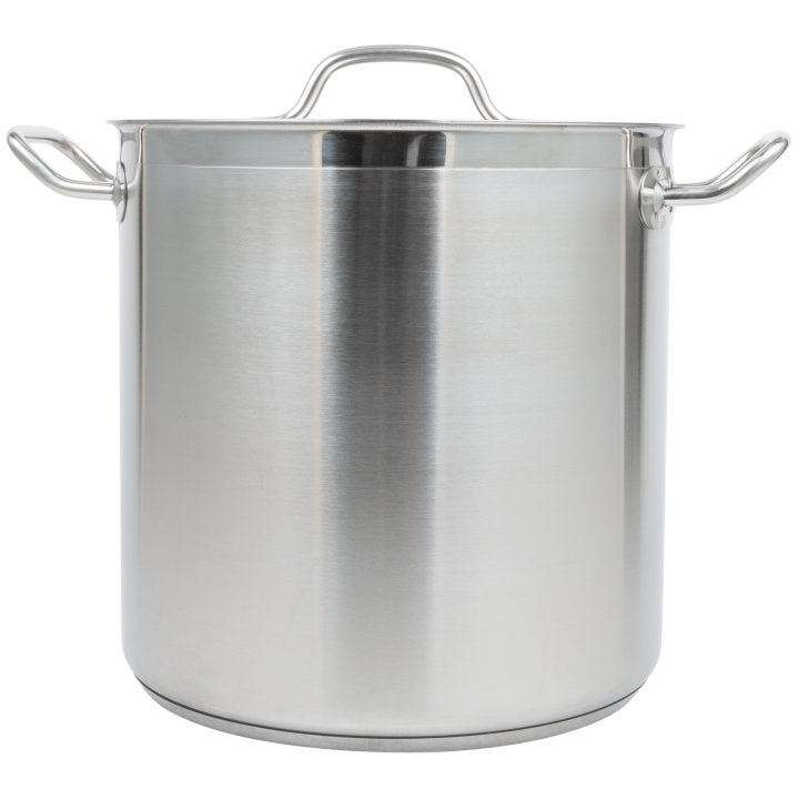Vollrath Optio 18 Qt Stock Pot with Cover, 11" Deep, Stainless Steel