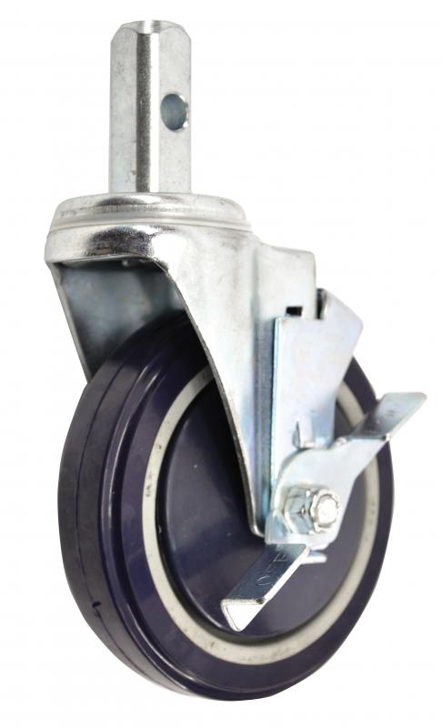 Nella 5" Heavy Duty Caster with Brakes for Aluminum Pan and Lug Racks