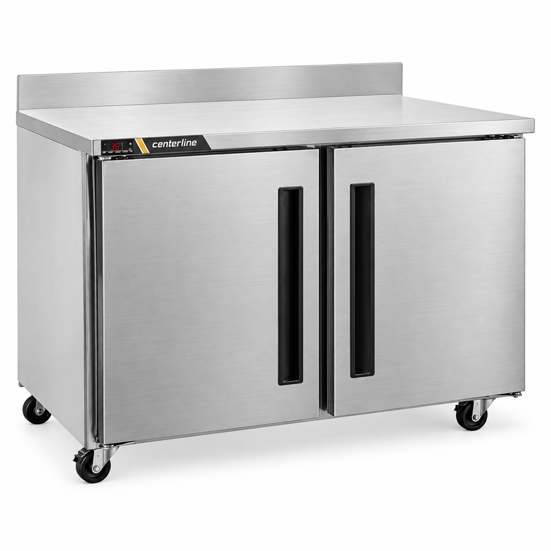 Centerline 48" Worktop Refrigerator with 2 Solid Doors