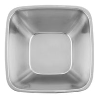 Vollrath 5.2 Qt Double Wall Square Beehive Serving Bowl, Stainless Steel