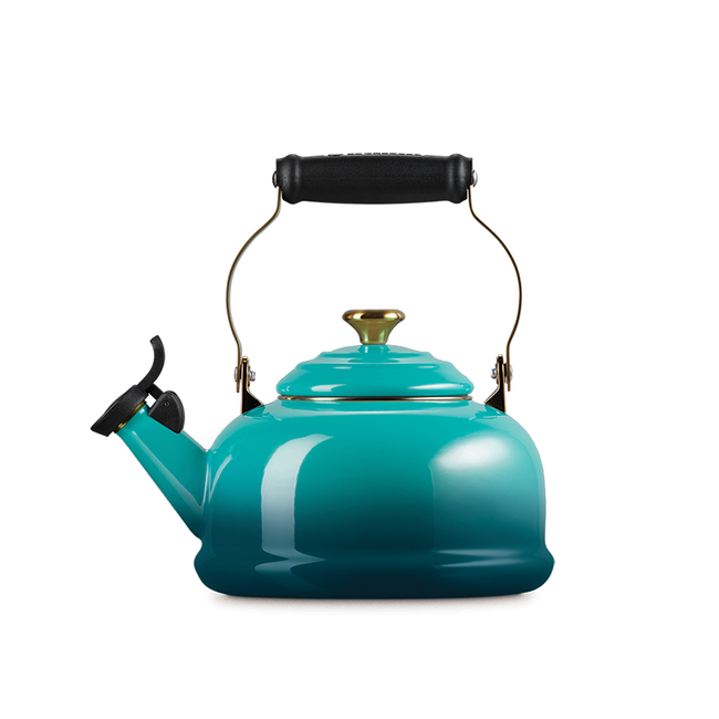 Le Creuset 1.6 Litre Classic Whistling Kettle, Bleu Riviera