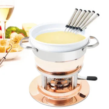 Swissmar Lausanne 11 Piece Copper Fondue Set