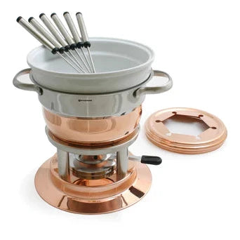 Swissmar Lausanne 11 Piece Copper Fondue Set